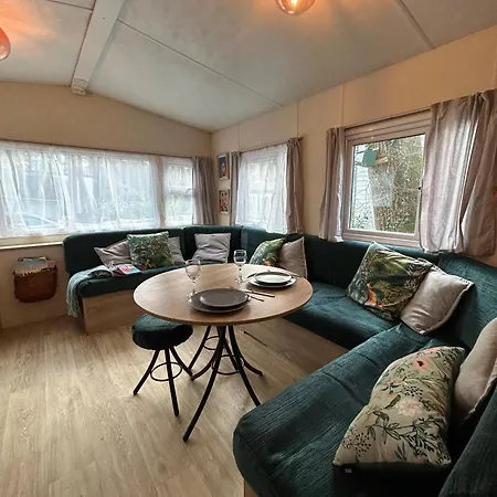 Wanderhuette Wandelaarshut 'tante Truus' Met Prive Infrarood Sauna - Recreatiepark 't Veluwshof - Veluwe شاليه