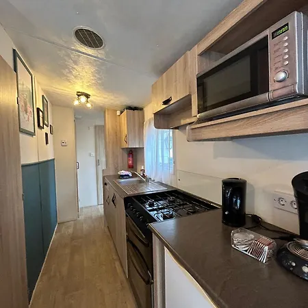 Cozy Mobile 'tante Truus' Met Prive Infrarood Sauna - Recreatiepark 't Veluwshof - Veluwe シャレー