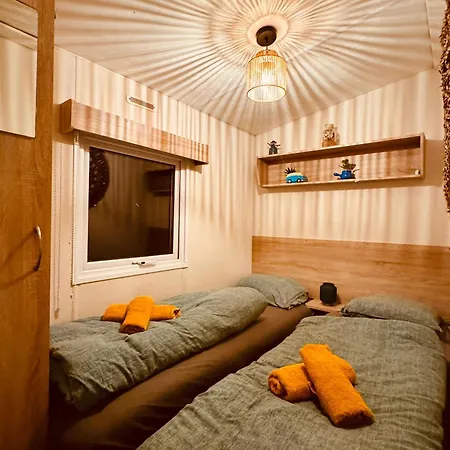 Wanderhuette Wandelaarshut 'Tante Truus' Met Prive Infrarood Sauna - Recreatiepark 'T Veluwshof - Veluwe * 霍德鲁