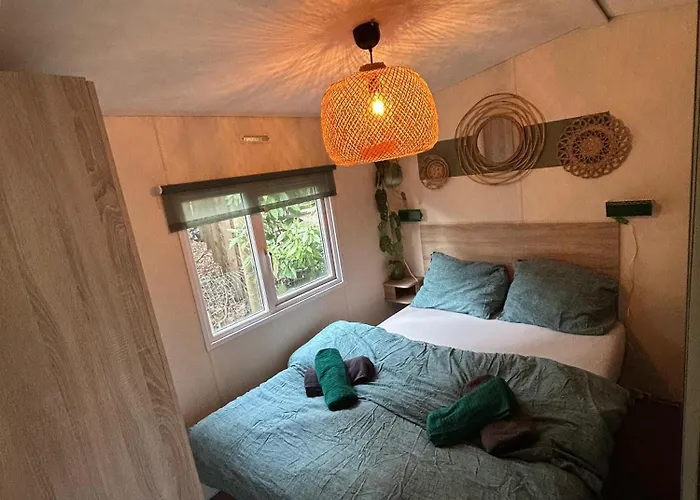 شاليه Wanderhuette Wandelaarshut 'tante Truus' Met Prive Infrarood Sauna - Recreatiepark 't Veluwshof - Veluwe